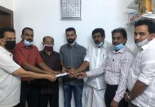 ഒഐസിസി കണ്ണൂർ ജില്ലാകമ്മറ്റി യൂത്ത് കെയറിന്റെ ഭാഗമായി ടിക്കറ്റ് നൽകി.