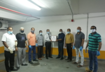 ഷിഫാ അൽ ജസീറ ഗ്രൂപ്പ് ഭക്ഷണ കിറ്റുകൾ തണലിന് കൈമാറി