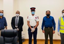 ബാബുൽ ബഹ്റൈൻ പോലീസ് സ്റ്റേഷൻ ക്യാപ്റ്റൻ കെ എം സി സി ഓഫീസ് സന്ദർശിച്ചു .