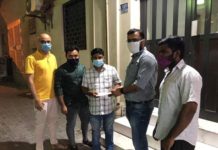 നാട്ടിലേക്കു പോകുന്നതിനായി വിമാന ടിക്കെറ്റ് നൽകി – ഐ വൈ സി സി