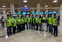 ഐവൈസിസി ബഹ്റൈൻ ചാർട്ടേർഡ് വിമാനം കൊച്ചിയിൽ ലാൻഡ് ചെയ്തു