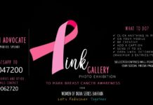 WISB “പിങ്ക് ഗാലറി” എന്ന പേരിൽ പ്രത്യേക ഫോട്ടോ എക്സിബിഷൻ നടത്തും