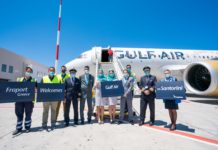 Gulf Air Operates Inaugural Flight to Santorini