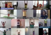 Indian School celebrates Yoga Day