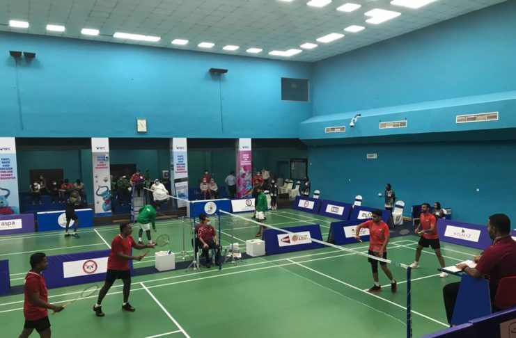 INTERNATIONAL SERIES BADMINTON GETS UNDERWAY AT INDIAN CLUB