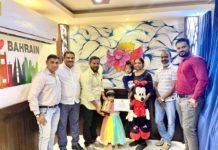 ശിശു ദിനത്തിൽ ഇന്ത്യൻ സോഷ്യൽ ഫോറം ആദ്യ ലക്ഷ്മി സുഭാഷിനെ ആദരിച്ചു