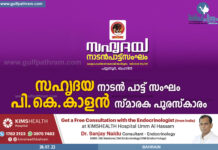 പി കെ കാളൻ സ്മാരക സഹൃദയ പുരസ്കാരം പി വി ലാവ്ലിന്
