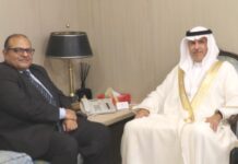 ആഭ്യന്തര മന്ത്രാലയം അണ്ടർസെക്രട്ടറി ഇന്ത്യൻ അംബാസിഡറുമായി കൂടി കാഴ്ച നടത്തി