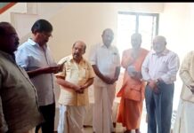 ബഹ്റൈൻ ഗുരുദേവ സോഷ്യൽ സൊസൈറ്റിയുടെ നേതൃത്വത്തിൽ നിർമിച്ചു നൽകിയ സ്വപ്നഭവനത്തിന്റെ താക്കോൽ ധാനം നടന്നു
