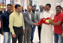 മന്ത്രി റോഷി അഗസ്റ്റിനു സ്വീകരണം നൽകി