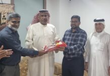 ബഹ്റൈൻ പാർലമെന്റ് രണ്ടാം ഉപാധ്യക്ഷനായി തെരഞ്ഞടുക്കപ്പെട്ട അബ്ദുൽ വാഹിദ് ഖറാത്തയെ ഫ്രന്റ്സ് ഭാരാവാഹികൾ സന്ദർശിച്ചു