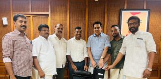 GMF വീൽചെയർ വിതരണം സ്പീക്കർ ഷംസീർ വിതരണ ഉദ്ഘാടനം ചെയ്തു.