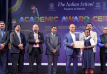 ഇന്ത്യൻ സ്കൂൾ നാലും അഞ്ചും ഗ്രേഡ് വിദ്യാർത്ഥികളെ അക്കാദമിക് അവാർഡ് ദാന ചടങ്ങിൽ ആദരിച്ചു