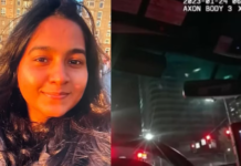 ഇന്ത്യൻ വിദ്യാർത്ഥിനിയെ ഇടിച്ച് തെറിപ്പിച്ച് യുഎസ് പോലീസ് വാഹനം,മരിച്ച യുവതിയെ പരിഹസിച്ചുകൊണ്ടുള്ള ദൃശ്യങ്ങൾ പുറത്ത്