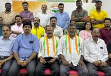 ഒഐസിസി ആലപ്പുഴ ജില്ലാ കമ്മറ്റിയുടെ പുതിയ ഭാരവാഹികളെ തെരഞ്ഞെടുത്തു.