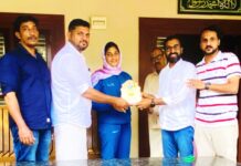 നാഷണൽ ഗെയിംസ് സ്വർണ്ണ മെഡൽ ജേതാവിന് കെഎംസിസി ബഹ്റൈനിന്റെ ആദരം