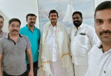 ആലപ്പുഴ പ്രവാസി അസോസിയേഷൻ രക്ഷാധികാരി ബംഗ്ലാവിൽ ഷെറീഫിന് സ്വീകരണം നൽകി.