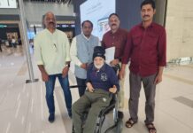 വയ ഹർകിഷൻ ദാസ് സുന്ദർജി ഇന്ന് നാട്ടിലേക്കു മടങ്ങി