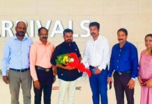 പ്രതിഭ വേനൽ തുമ്പി 2024:ക്യാമ്പ് ഡയറക്ടർ സുഭാഷ് അറുകരയെ ബഹ്റൈനിൽ സ്വീകരിച്ചു