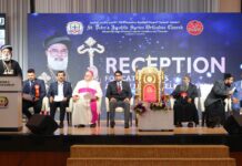 ശ്രേഷ്ഠ കാതോലിക്ക ആബൂൻ മോർ ബസ്സേലിയോസ് ജോസഫ് ബാവയ്ക്ക് സ്വീകരണം നൽകി