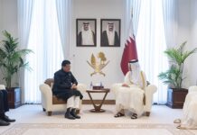 പ്രധാനമന്ത്രിയും വിദേശകാര്യ മന്ത്രിയും ഇന്ത്യയുടെ വാണിജ്യ വ്യവസായ മന്ത്രിയുമായി കൂടിക്കാഴ്ച നടത്തി