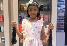 ഏഷ്യൻ സ്കൂൾ വിദ്യാർത്ഥിനി വേദിക കാൻസർ രോഗികൾക്ക് മുടി ദാനം നൽകി