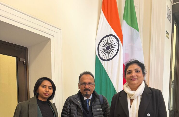 റോമിലെ ഇന്ത്യൻ എംബസ്സി ഉദ്യോഗസ്ഥരുമായി കൂടിടിക്കാഴ്ച നടത്തി പ്രവാസി ലീഗൽ സെൽ