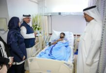 ”എപ്പോഴും കൂടെ ഉണ്ട് ” പരുക്കേറ്റവരെ നേരിട്ട് സന്ദർശിച്ചു ബഹ്റൈൻ കിരീടാവശിയും പ്രധാനമന്ത്രിയുമായപ്രിൻസ് സൽമാൻ ബിൻ ഹമദ് അൽ ഖലീഫ