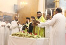ബഹ്റൈൻ സെന്റ് മേരീസ് കത്തീഡ്രലിൽ ഓശാന പെരുന്നാൾ ആഘോഷിച്ചു