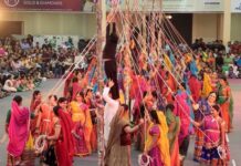 കലയും കണക്കും സമന്വയിക്കുന്ന ചരടു പിന്നിക്കളിയുമായി ശ്രാവണം