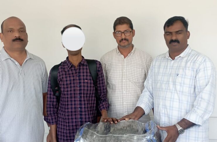 വേദനയുടെ നാളുകൾക്ക് ആശ്വാസം ; രാജേഷ് നാട്ടിലേക്ക് മടങ്ങി
